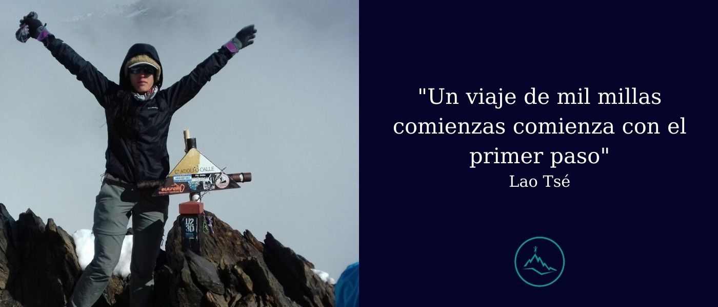 Un viaje de mil millas comineza con el primer paso. Lao Tsé