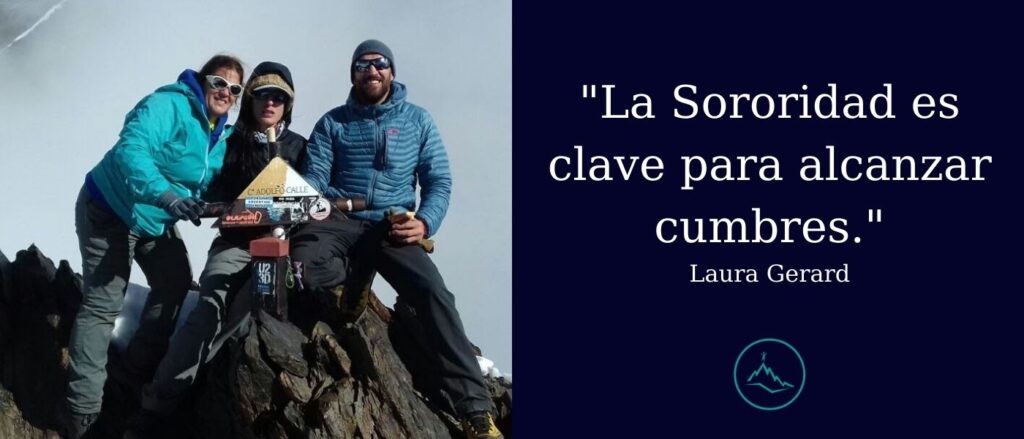 La sororidad es clave para alcanzar cumbres Cerro Adolfo Calle Mendoza Argentina Viaje a Positaña
